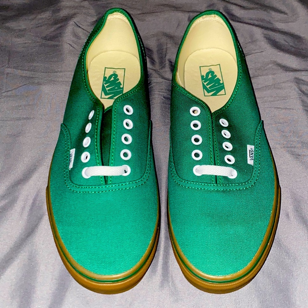 Pine Green “Gum Bottom” Vans